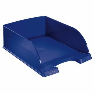 Briefkorb Leitz 5233, stapelbar, Ma�e: 255 x 360 x 103mm, blau