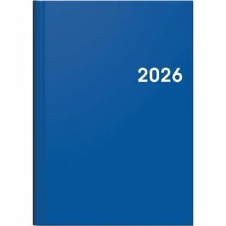Brunnen Buchkalender 1079661036, 1W/2S, A5, blau, 2026