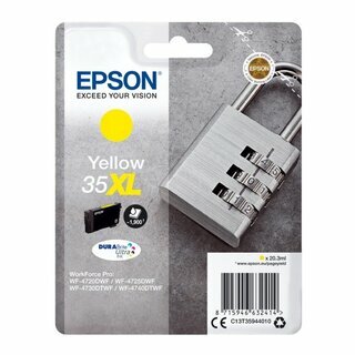 Tintenpatrone Epson C13T35944010, Inhalt: 20,3 ml, gelb