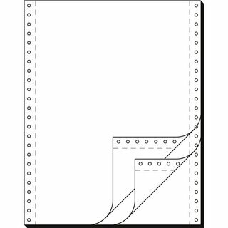 Endlospapier 3fach, 304,8 x 240mm, blanko, LP, 600 Blatt