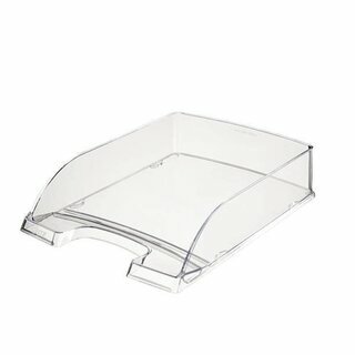 Leitz Briefkorb 5226 WOW, stapelbar, A4, grau transparent