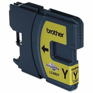 Fax-Tintenpatrone Brother LC-980Y, Reichweite: 260 Seiten, gelb