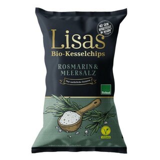Lisas Bio-Kessel Chips Rosmarin+Meersalz, 50gr