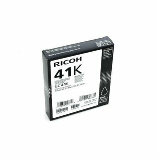 Tintenpatrone Ricoh 405761 GC 41K, Reichweite: 2.500 Seiten, schwarz