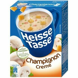 Heisse Tasse Champignoncreme Suppe 14g, 3 Stck