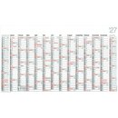 B�hner Plakatkalender ALPHA PO14, 14M/1S, Karton, 139 x...