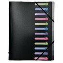 Ordnungsmappe Exacompta 55981E, 12 F�cher, PP, mit...