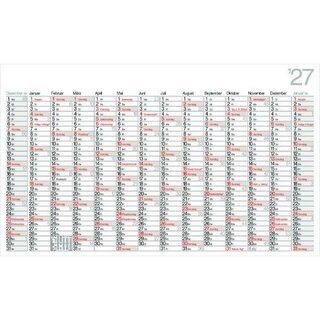 B�hner Plakatkalender LAMBDA K14, 14 M/1 S, 114 x 68,5 cm, 2027