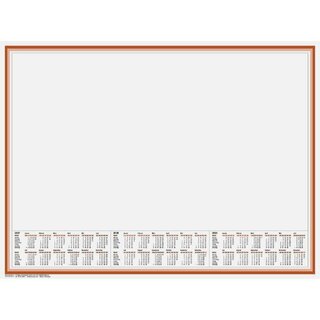 Brunnen Schreibunterlage 1070126, 59 x 43cm, Notizfeld, 50 Blatt, 2027/28/29