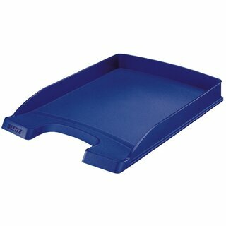 Briefkorb Leitz 5237, stapelbar, Ma�e: 240 x 330 x 30mm, blau