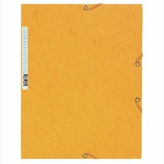 Eckspanner Exacompta 55859E, A4, aus Karton, Fassungsverm�gen: 250 Blatt, gelb