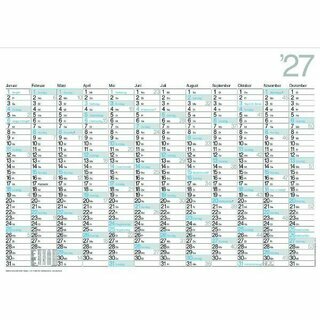 B�hner Plakatkalender SIGMA M12, 12 M/1S, 67 x 47 cm, 2027