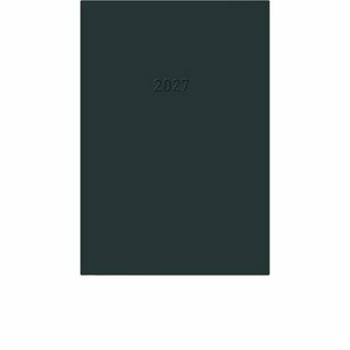 Zettler Buchkalender 876 , 1 Tag auf 1 Seite, Hardcover, A5, schwarz, 2027