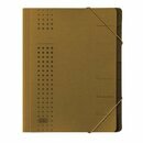 Ordnungsmappe Elba Chic 42495, 7 F�cher, mit Gummizug, gelb