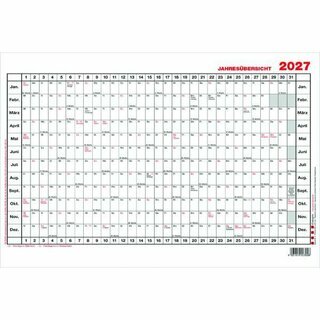 G�ss Plakatkalender Nr. 3, Jahresplaner, 12 Monate, 42 x 29,7cm (A3), 2027