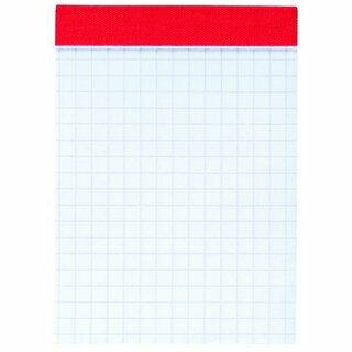 Notizblock Brunnen 55132, A7, kariert, holzfrei, ohne Deckblatt, 50 Blatt