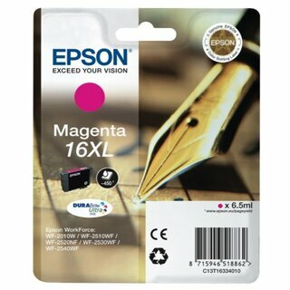 Tintenpatrone Epson T16334010, Inhalt: 6,5ml, magenta