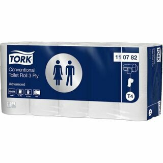 Toilettenpapier Tork 110782 Premium extra weich, 3lagig, 250 Blatt, wei�, 30 St