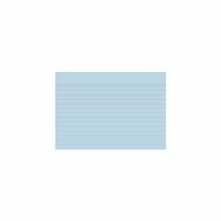 Karteikarten K6 Exacompta A6, liniert, blau, 100 St�ck