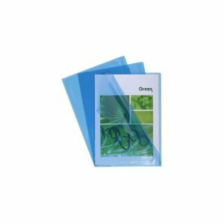 Sichth�llen Exacompta 660525, A4, PVC, St�rke: 0,13mm, glatt, blau, 10 St�ck