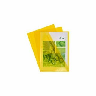 Sichth�llen Exacompta 660535, A4, PVC, St�rke: 0,13mm, glatt, gelb, 10 St�ck