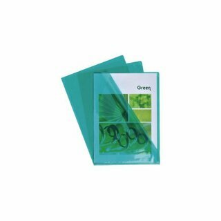 Sichth�llen Exacompta 660595, A4, PVC, St�rke: 0,13mm, glatt, gr�n, 10 St�ck