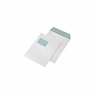 MailMedia Versandtaschen 30003818, C4, mit Fenster, HK, 125g, wei, 100 St.