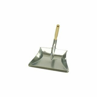 Kehrschaufel B�rstenmann 1428FSC, Metall, Feuerverzinkt, ohne Lippe, silber