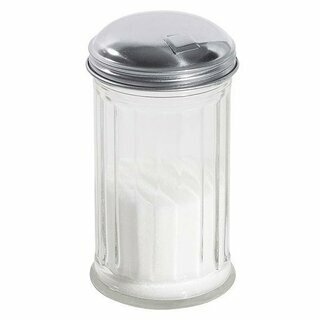 Contacto Zuckerstreuer mit Kappe, 300ml, 14 cm, Glas, klar