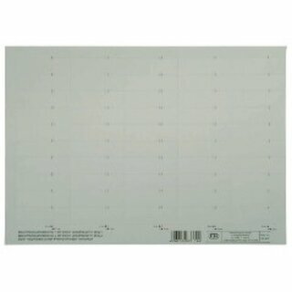 Blankoschilder Elba 83582, 58 x 18mm, wei�, 50 St�ck