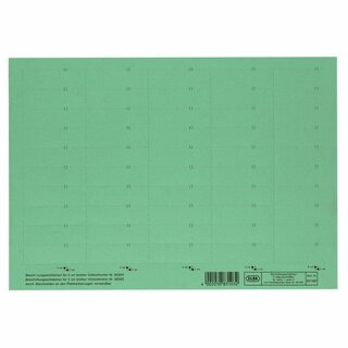 Blankoschilder Elba 83582, 58 x 18mm, gr�n, 50 St�ck
