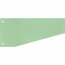 Trennstreifen 10,5 / 6 x 24cm, Trapez, gr�n, 100 St�ck