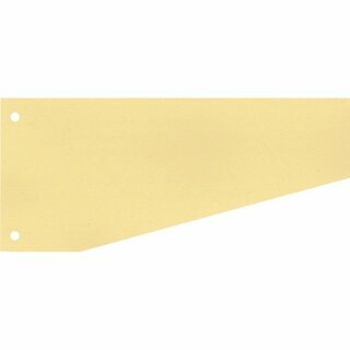 Trennstreifen 10,5 / 6 x 24cm, Trapez, gelb, 100 St�ck