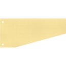 Trennstreifen 10,5 / 6 x 24cm, Trapez, gelb, 100 St�ck