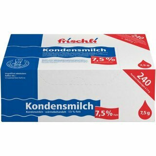 Frischli Kondensmilch, 7,5% Fett, wrmebehandelt, 7,5g, 240 Stck