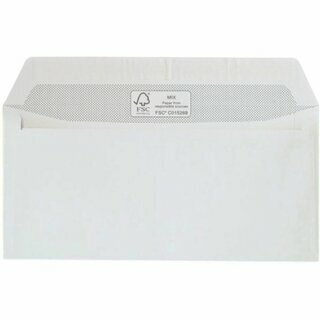 Briefhlle Mailmedia 30001835 DIN lang, ohne Fenster, HK, 100g, wei, 100 Stck