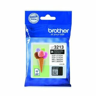 Tintenpatrone Brother LC-3213BK, Reichweite: 400 Seiten, schwarz