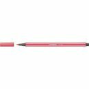 Premium-Filzstift Pen 68, 1 mm, rosarot
