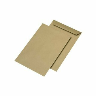 MAILmedia Versandtasche 30123555, ohne Fenster, gummiert, E4, braun, 250 St�ck