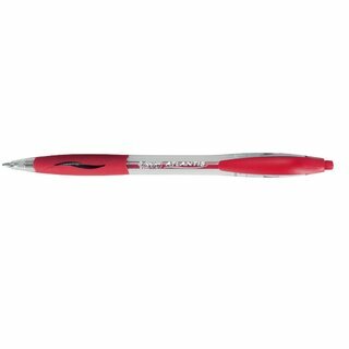 Kugelschreiber BIC Atlantis, Druckmechanik, Strichst�rke 0,4mm, rot