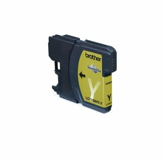 Fax-Tintenpatrone Brother LC-1100HYY, Reichweite: 750 Seiten, gelb