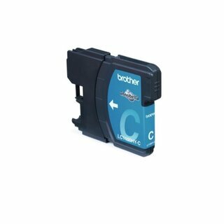 Fax-Tintenpatrone Brother LC-1100HYC, Reichweite: 750 Seiten, cyan