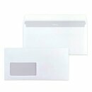 Briefumschl�ge DIN lang, mit Fenster, HK, 80g, wei�, 100...