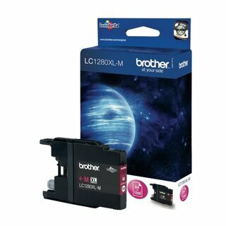 Fax-Tintenpatrone Brother LC-1280XL, Reichweite: 1.200 Seiten, magenta