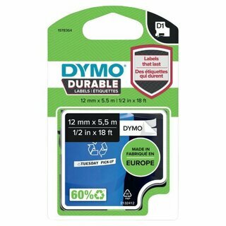 Schriftband Dymo D1 1978364, Breite: 12mm, schwarz auf wei�