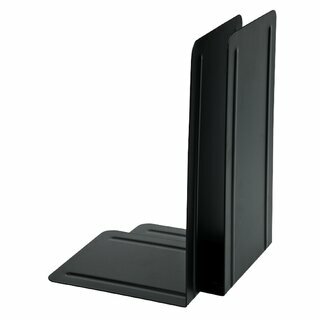 Buchst�tze Alco 4303, Ma�e: 130 x 240 x 140mm, Metall, schwarz, 2 St�ck