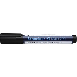 Boardmarker Schneider Maxx 290, Rundspitze, Strichstrke: 2-3mm, schwarz