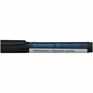 Boardmarker Schneider Maxx 290, Rundspitze, Strichstrke: 2-3mm, schwarz