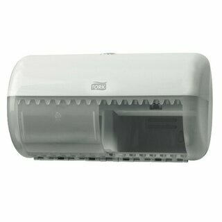 Toilettenpapierspender Tork 557000 T4, f�r Kleinrollen, aus Kunststoff, wei�