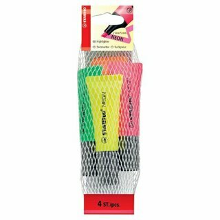 Stabilo Textmarker Neon Sortiert 4 St�ck